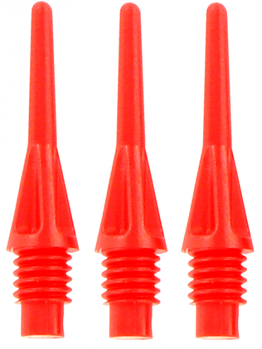 Dart Pointes Plastique Star Point par 100 pièces – rouge