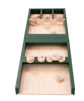 2-Delige Sjoelbak voor Kinderen – Dino