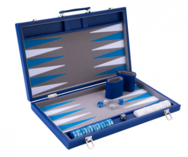 Backgammon Bleu 47×28 cm