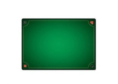 Tapis de Cartes Anti-glissant 60 x 40cm vert