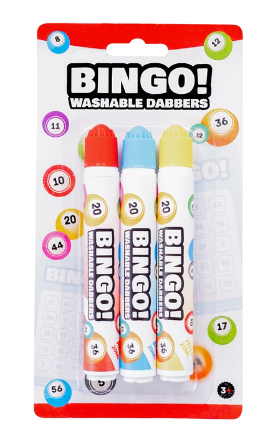 Bingo Dabbers – Rouge/Jaune/Bleu