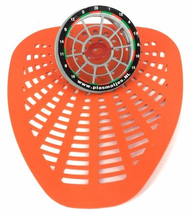 Tamis pour Urinoir Fléchettes orange