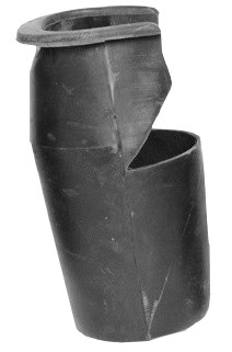 Coin Caoutch. sans trou/JEU