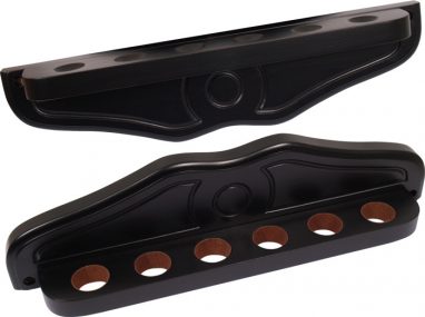 Porte-queue 2pcs – deLuxe – 6 queues Noir