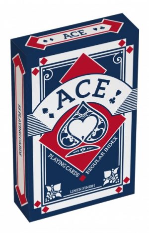 Jeu de Cartes ACE bridge bleu/Anglais