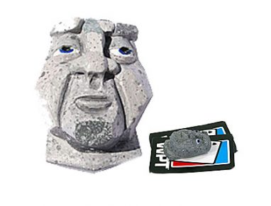 Poker-Protecteur de Cartes Pierre « The Rock »