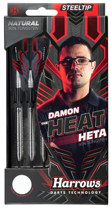 Fléchettes Harrows Damon Heta Natural 90% Tungstene
