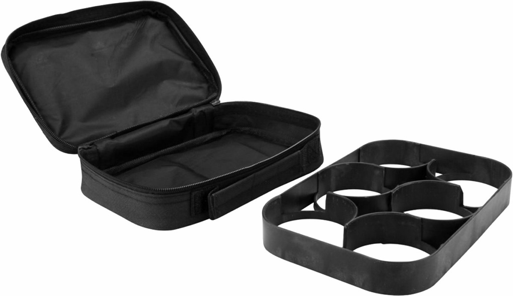 Petanque Boules Jeu de 6 Argent/noir - Image 2