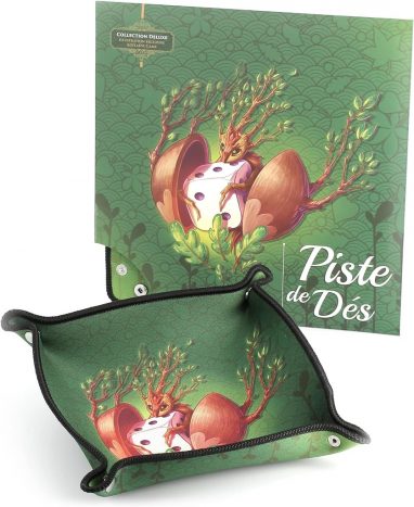 Piste de Dés Néoprène Adelaide Esprit Nature- Vert