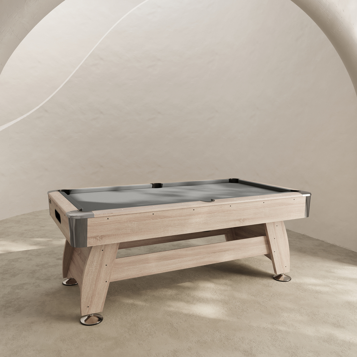 Table Jupiter 7ft bois/gris - Image 4