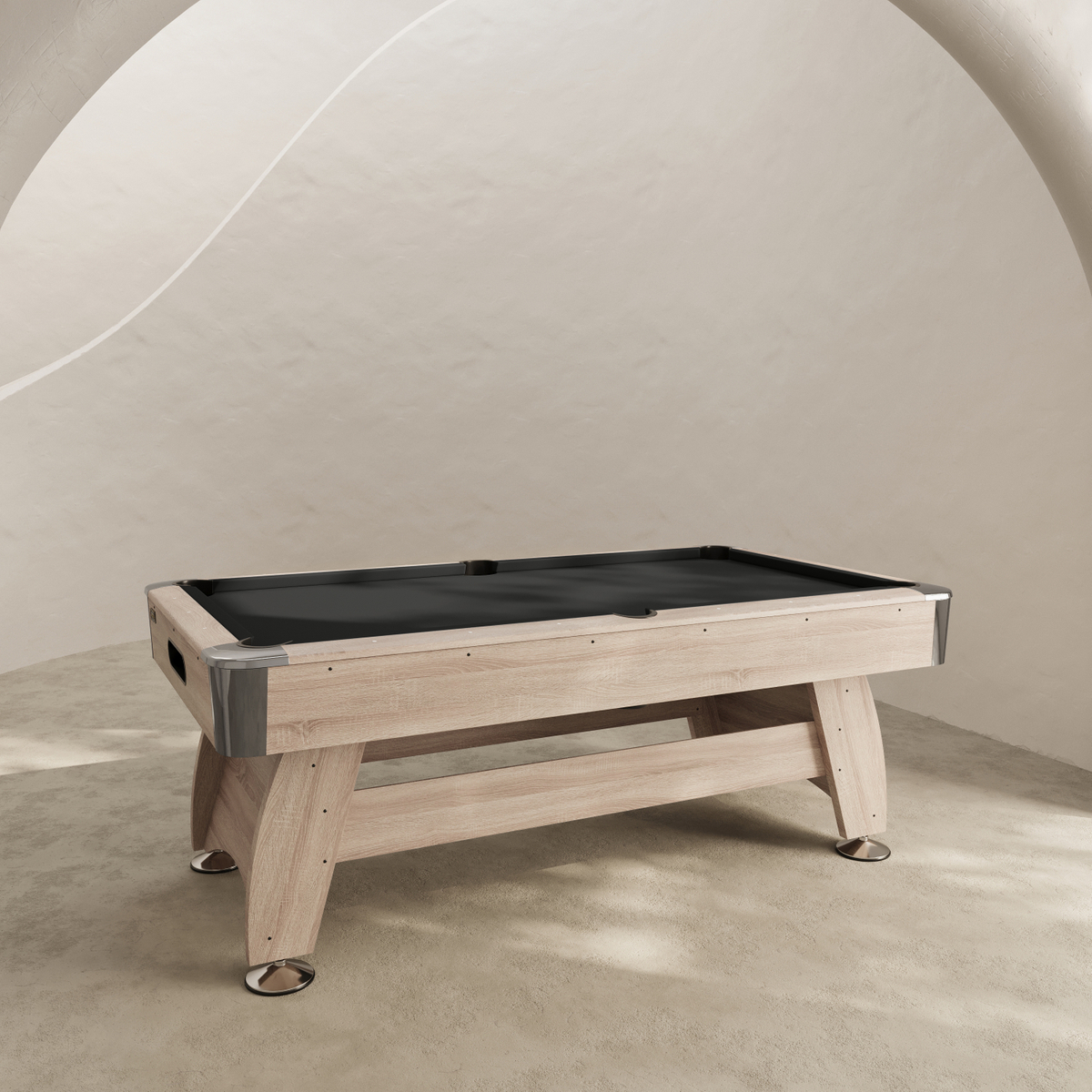 Table Jupiter 7ft bois/gris - Image 2