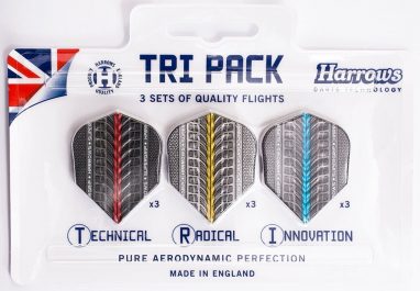 Supergrip Tri Pack – 3 Sets Flights
