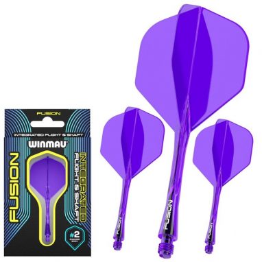 Ailettes Winmau Fusion mauve N°2