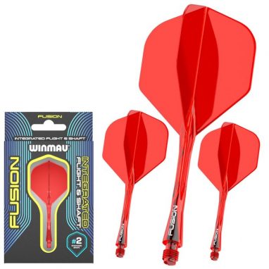 Ailettes Winmau Fusion rouge N°2
